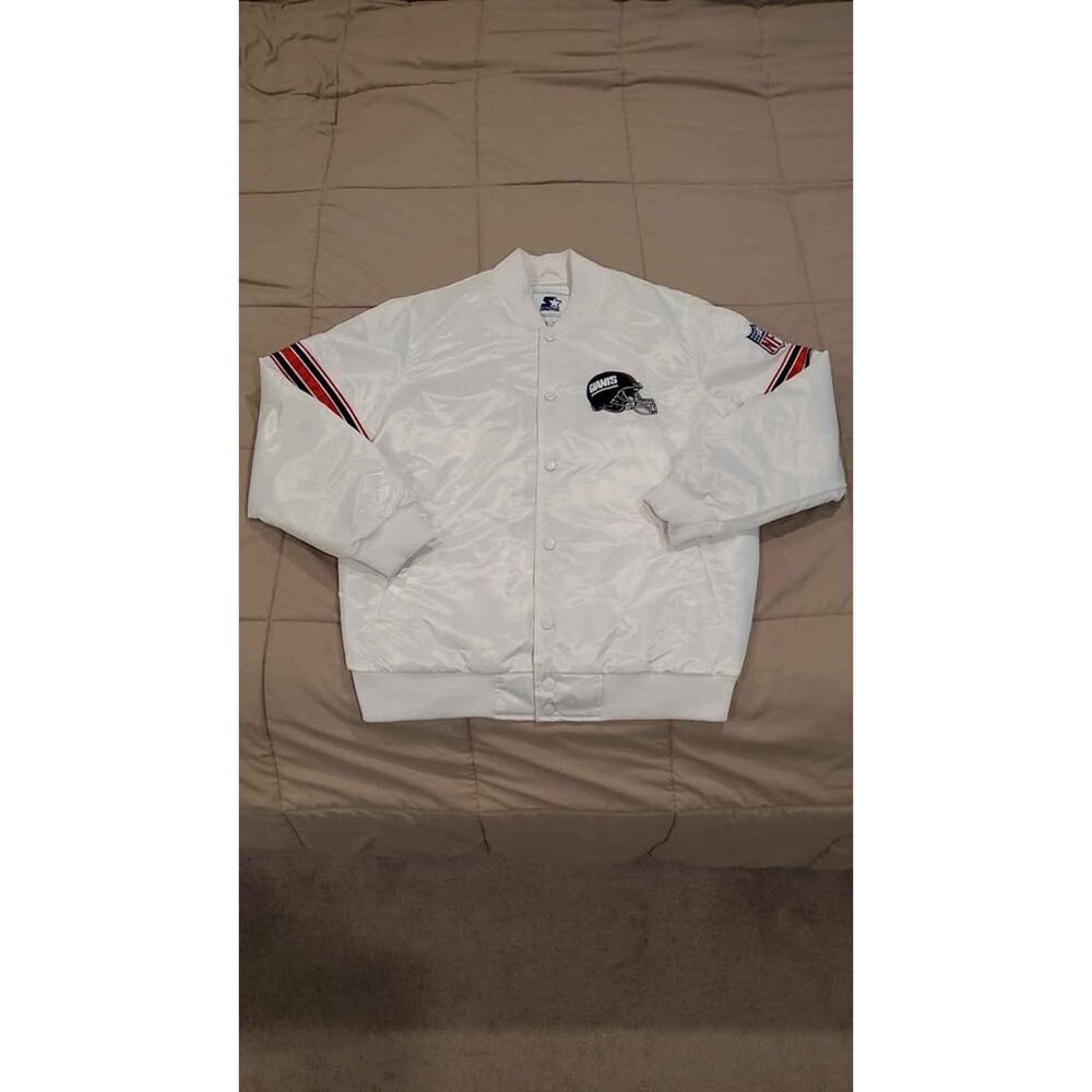 Starter New York Giants Satin Varsity Jacket XL